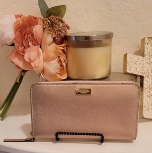 Kate Spade Rose Gold Newbury Wallet